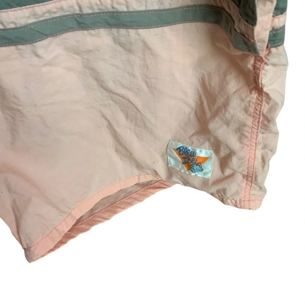 Vintage Blue Ice Swimming Trunks Men’s Size Large